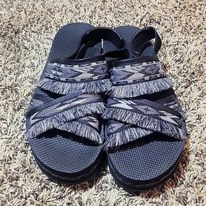 Teva Platform Fringe Sandals